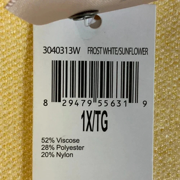 Philosophy Women's Striped V Neck Long Sleeve Pullover Sweater Size 1X NWT - Picture 7 of 14